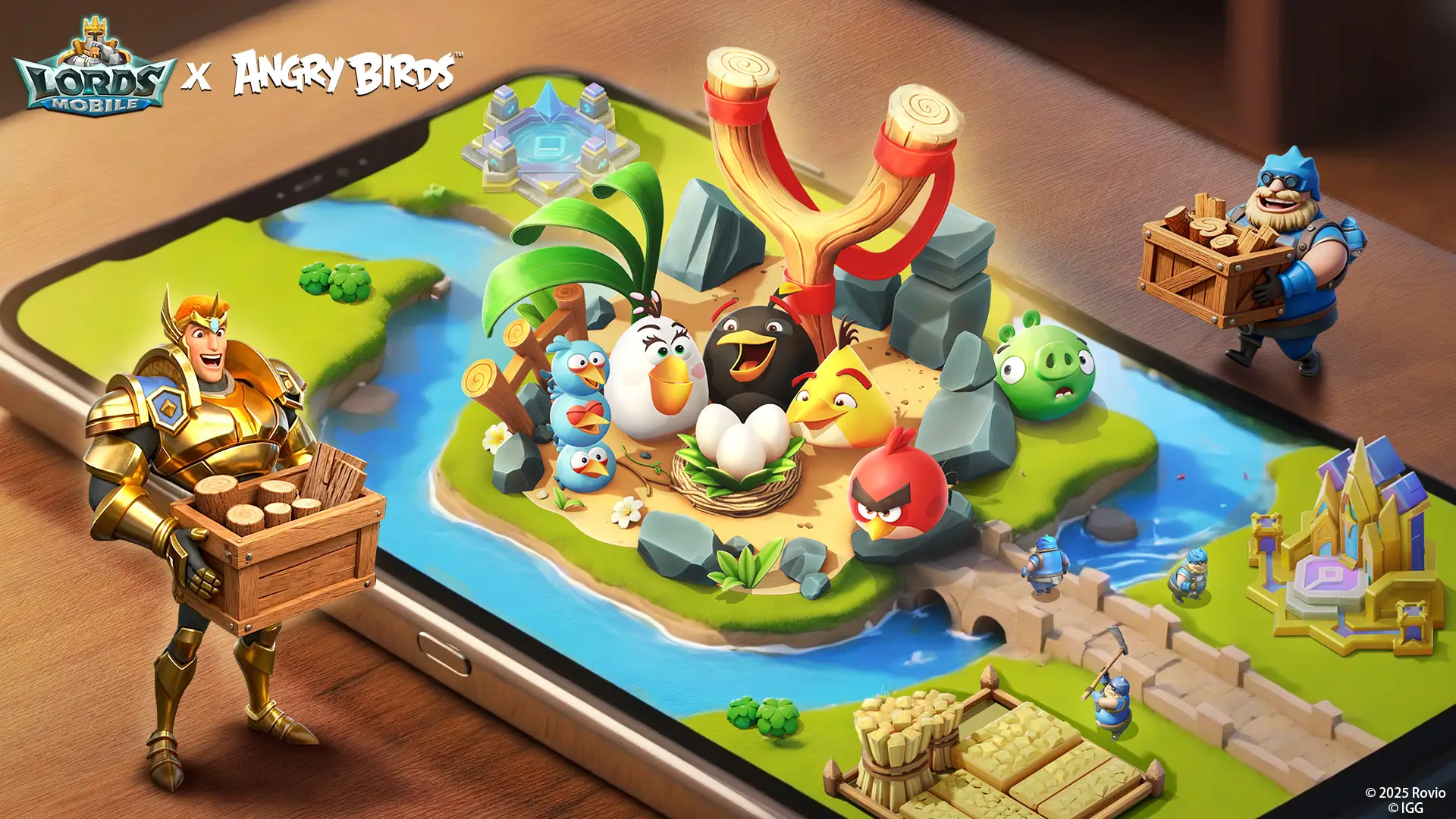 Athena’nın Yeni Misafirleri: Angry Birds Karakterleri Lords Mobile’da!